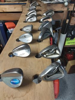 Lefty wedges from 15.00 to 25.00 each. Mornings are best.