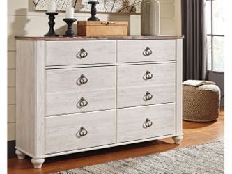 Willowton Whitewash Dresser
