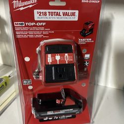 Milwaukee M18 TOP-OFF 175W Power Supply & 3ah High Output Battery BRAND NEW