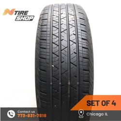 Set of 4 Used  8.5/32    235/65R18  106H  Continental  CrossContact LX Sport