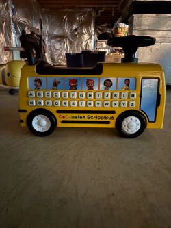 CoComelon School Bus Ride-On Toy