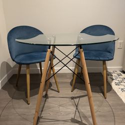 Dining Table Set (Table + 2x Chairs)