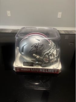 Eddie George autographed helmet
