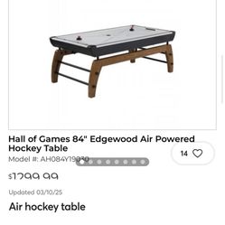Air Hockey Table. 