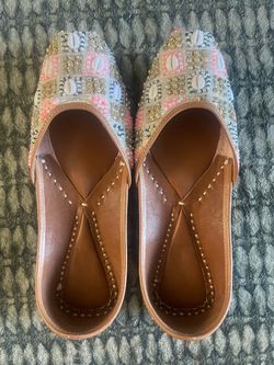 Beaded Embellished Jutti Flats size 40/9