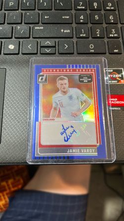 #1333 Jamie Vardy Auto Soccer card
