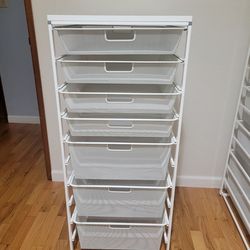 Elfa Storage Drawers Unit