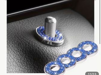 Bling Crystal Car Interior Accessory Set