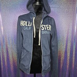 Y2K 2000s Hollister Zip Up Hoodie