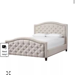 New King Bed Frame with upgraded base (FREE DELIVERY & Installation)