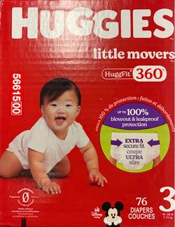 HUGGIES DIAPERS SIZE 3