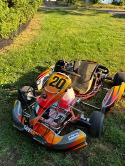 32hp intrepid racing cart with rotax 2 stroke engine pushstart