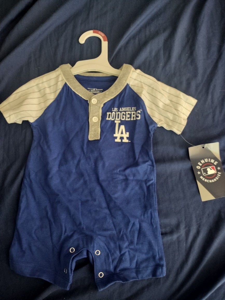 LA Dodgers Baby Onesie