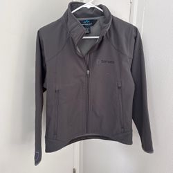 Grey water-repellent soft shell tri mountain  jacket Xs