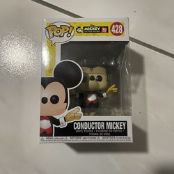 Funko POP! Disney - Mickey's 90th: Conductor Mickey Figure #428 (IN STOCK)