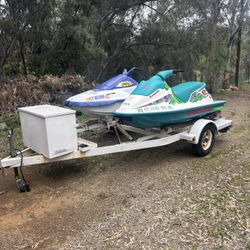 Jetskies And Trailer