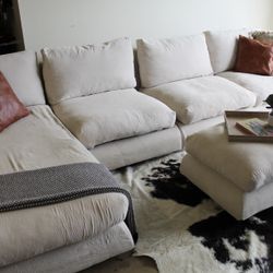 Free Delivery Valyou Feathers Sectional Couch