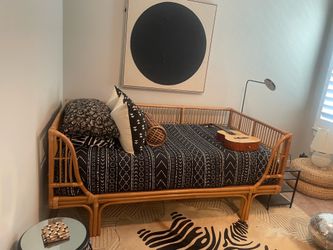 Rattan bed