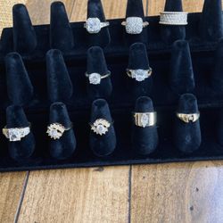 New Cz Rings (size 5,6,7)(