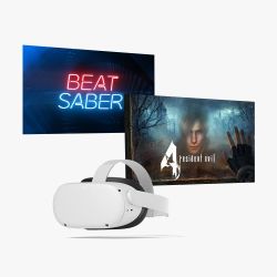Oculus 2 256gb Bundle Beat Saber & Resident Evil 4