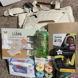 Diaper bag plus baby items