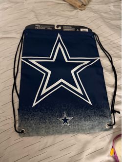 NFL Dallas cowboys heavy duty drawstring backpack