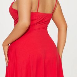 New FASHION NOVA RED mini Dress Xl And  1x
