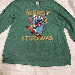 Disney Store Merry Stitchmas Sweater
