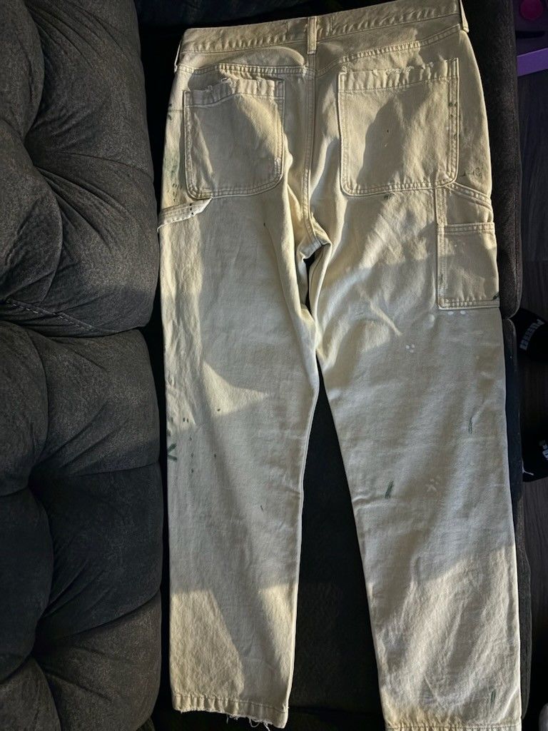 Abercrombie& Fitch Loose Tan Splat Paint