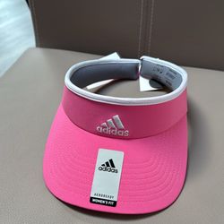 Hot Pink Adidas Visor Hat: BRAND NEW