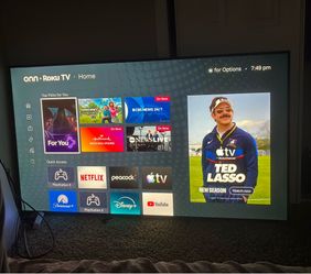 55 inches black tv
