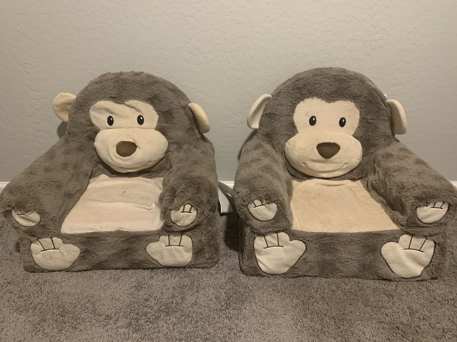 Soft Landing™ Premium Sweet Seats™ Monkey Character Chair for baby or kids