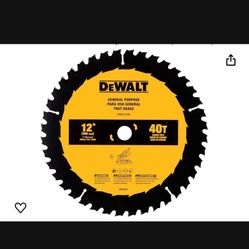 DeWalt 12in 40t General Purpose Saw Blade 