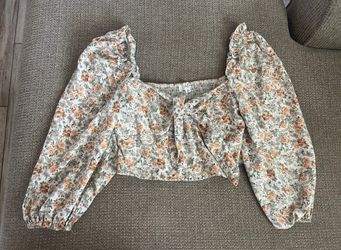 Crop top floral