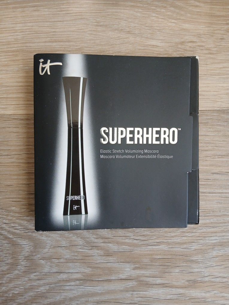 NEW It Cosmetics Award Winner Superhero Dramatic Volume Length Black Mascara