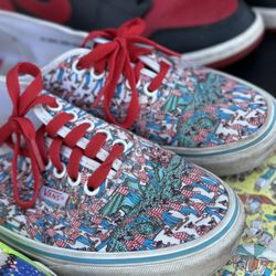 Vans Where’s Waldo Sneakers-Size 8
