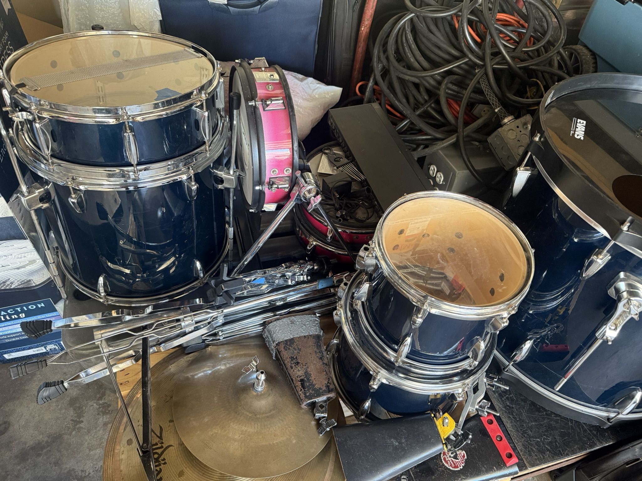 Bateria Electrica Roland Y Acustica completa