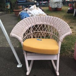 Very old child wicker rocker or use for a doll