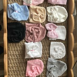 Baby Girl Hats New Never Used
