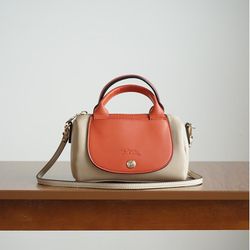 Longchamp Le Pliage Xtra XS Handbag Paprika Leather
