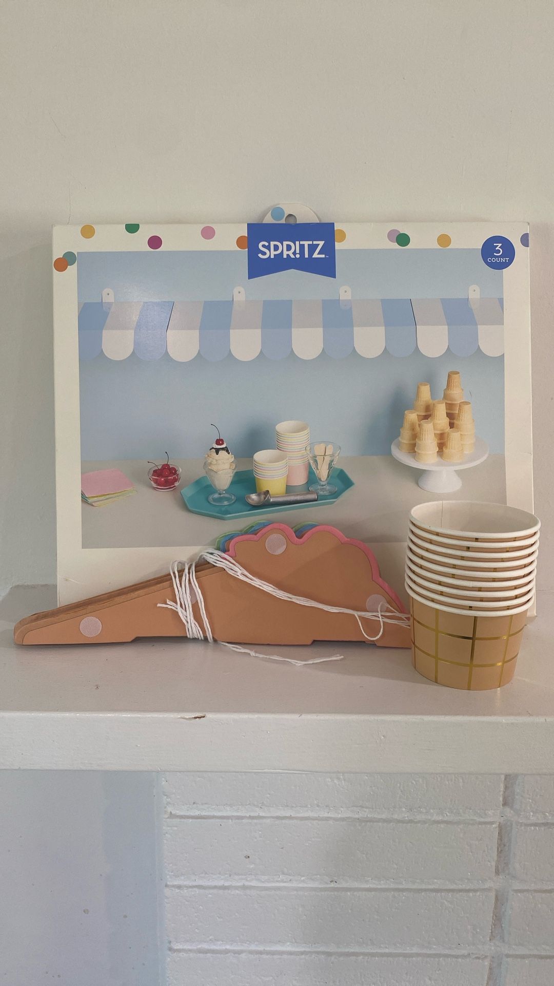 Ice Cream Theme Party Supplies
