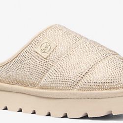Michael Kors Crystal Embellished Slipper Shoes