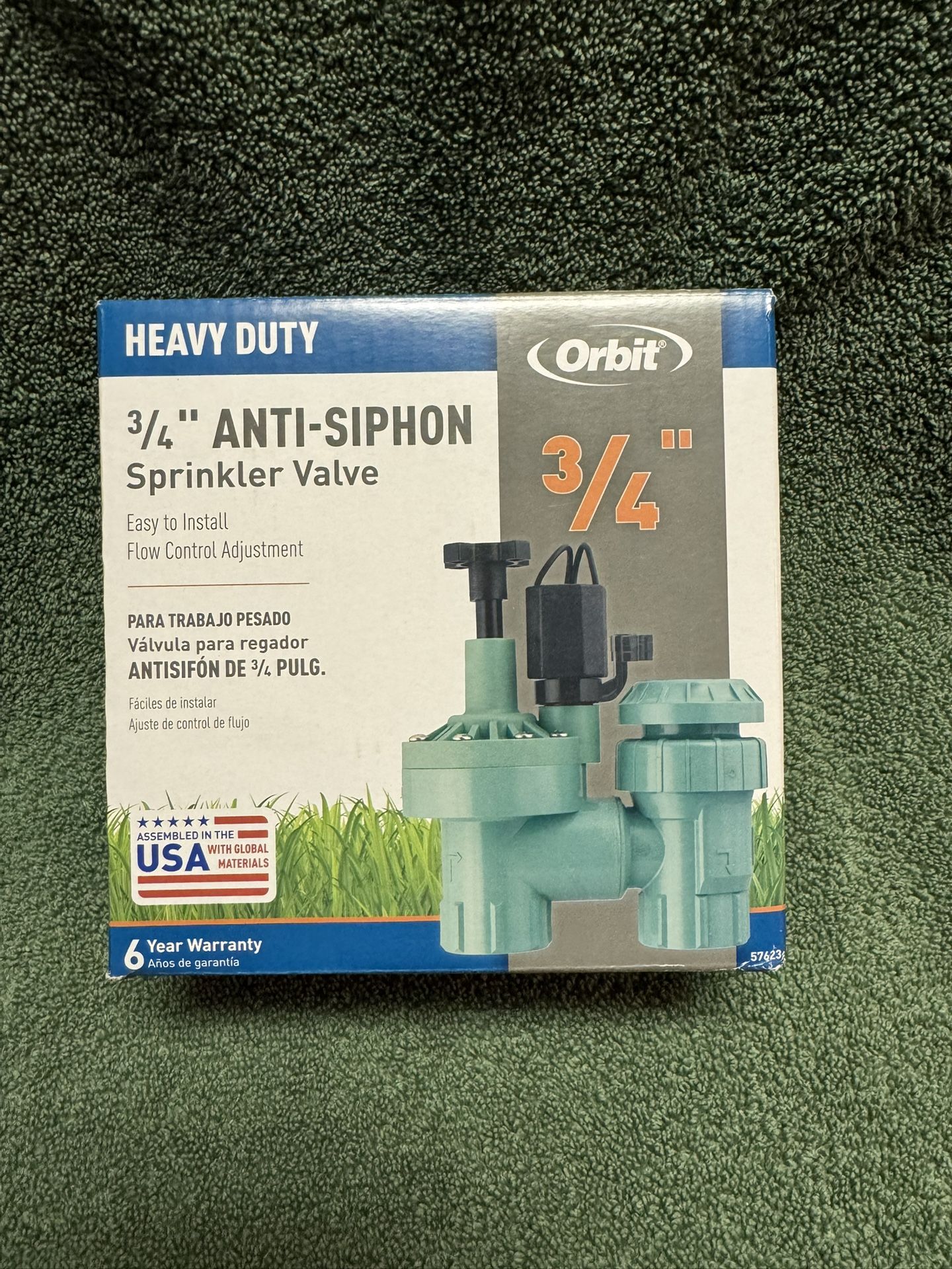 New Orbit Anti-Siphon Automatic Sprinkler Valve