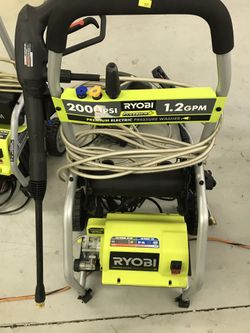 Ryobi 2000 psi electric pressure