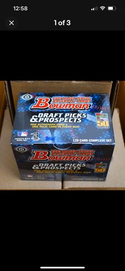 2001 Bowman Draft Picks & Prospects Set