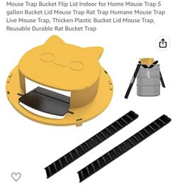 Mouse Trap Bucket Flip Lid