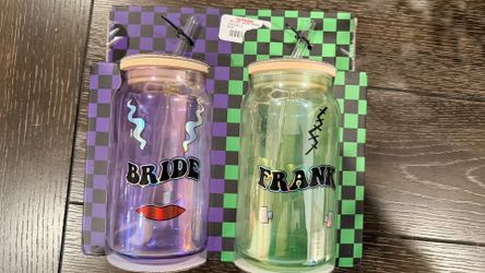 Bride & Frank Glass Cups 