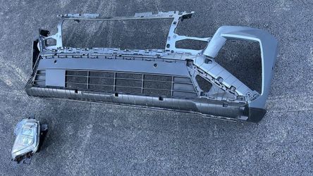 HYUNDAI TUCSON GRAY 2025 2026 FRONT BUMPER + LOWER VALANCE ORIGINAL + HEADLIGHT