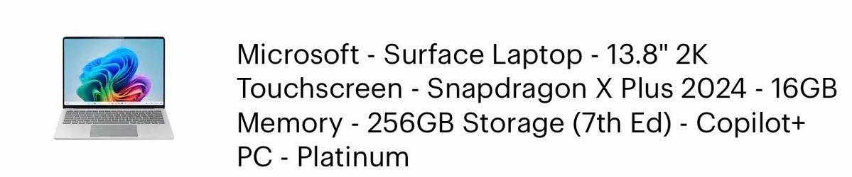 Laptop Microsoft