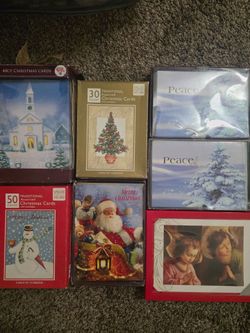 Boxes of Christmas/holiday cards (7 total)